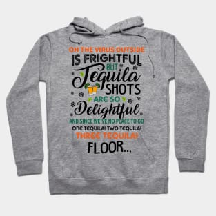 Tequila Ugly Christmas Sweater Hoodie